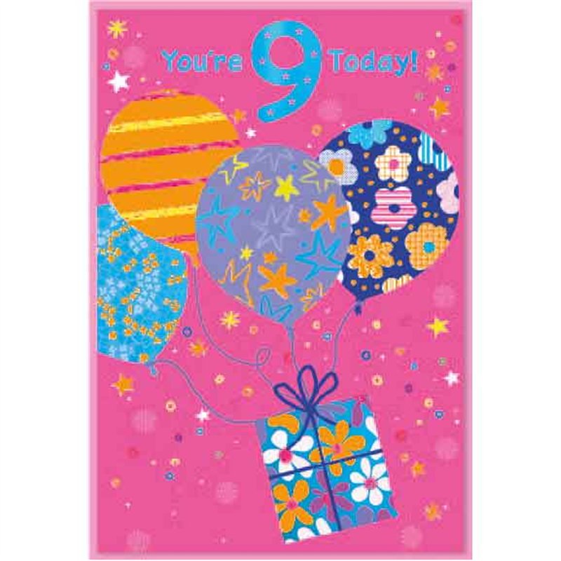 C50 JUVENILE GIRL 9TH BIRTHDAY SIMON ELVIN 6S