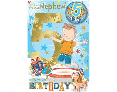 C75 AGE 5 NEPHEW BADGED CARD 6S