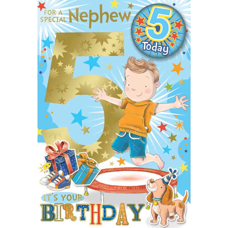 C75 AGE 5 NEPHEW BADGED CARD 6S
