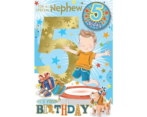 C75 AGE 5 NEPHEW BADGED CARD 6S