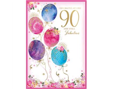 C50 TRAD FEMALE 90TH BIRTHDAY SIMON ELVIN 6S