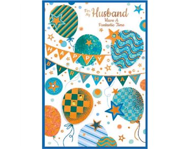 C50 TRAD HUSBAND BIRTHDAY ISABELS GARDEN 6S