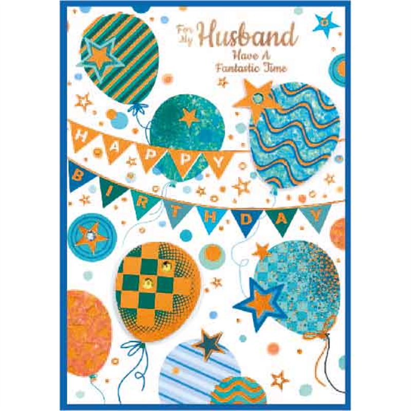 C50 TRAD HUSBAND BIRTHDAY ISABELS GARDEN 6S