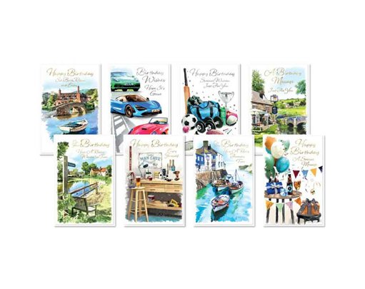 C50 ASSORTED MALE BIRTHDAY SIMON ELVIN 6S
