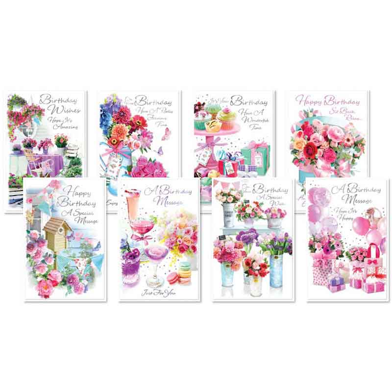 C50 ASSORTED FEMALE BIRTHDAY SIMON ELVIN 6S