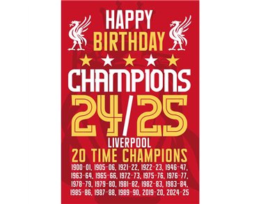 C75 LIVERPOOL 24/25 CHAMPIONS 6S