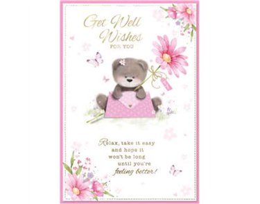 C50 CUTE FEMALE GET WELL SIMON ELVIN 6S