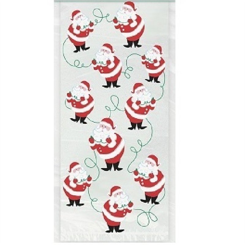 (20) TWINKLE SANTA CELLO BAGS