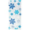 (20) SNOWFLAKES BLUE CELLO BAGS