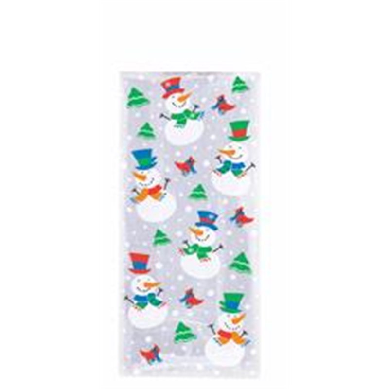 (20) SNOWMAN GLEE CELLO BAGS