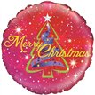 RIBBON TREE CHRISTMAS 18IN FOIL BALLOON