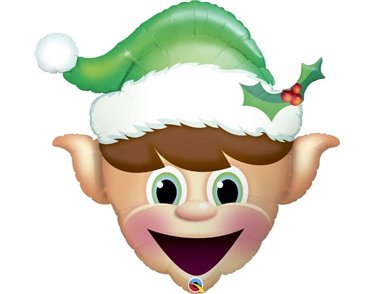 35IN CHRISTMAS ELF S/SHAPE