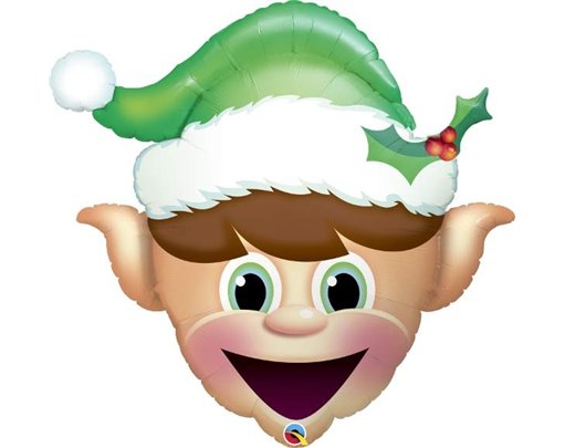 35IN CHRISTMAS ELF S/SHAPE