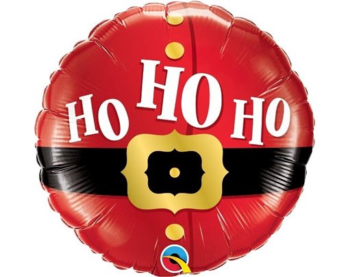 18IN HO HO HO SANTAS BELT FOIL BALLOON