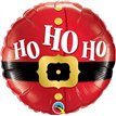 18IN HO HO HO SANTAS BELT FOIL BALLOON