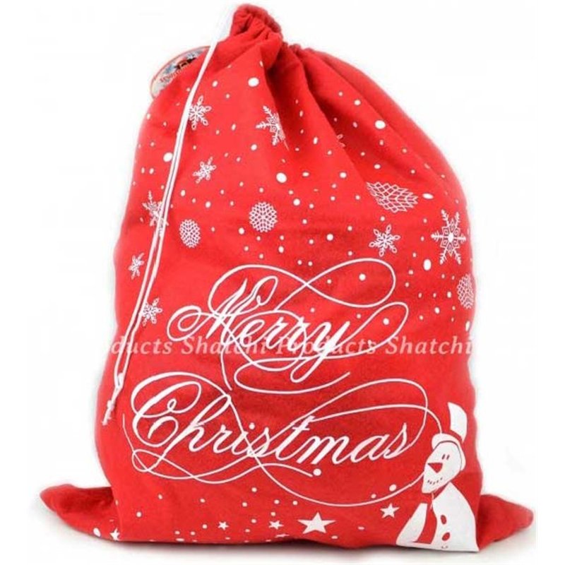 60x45cm MERRY CHRISTMAS SANTA SACK