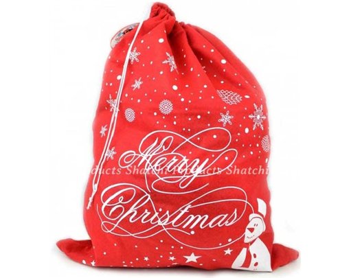 60x45cm MERRY CHRISTMAS SANTA SACK