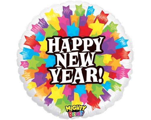 21IN MIGHTY STARBURST NEW YEAR FOIL