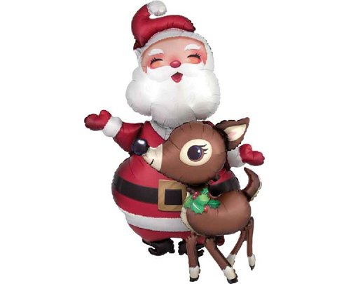 SANTA & REINDEER AIRWALKER