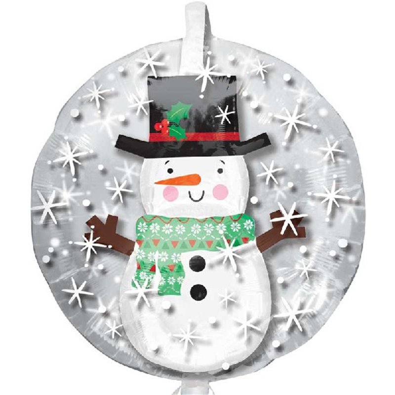 24in SNOWMAN INSIDER BALLOON