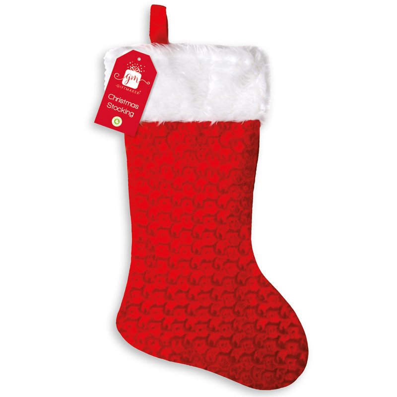 DELUXE VELVET CHRISTMAS STOCKING