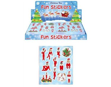 12PC ELFIN AROUND STICKER SHEET 120S