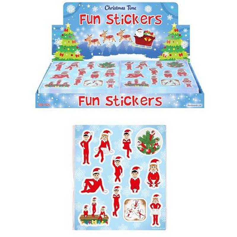 12PC ELFIN AROUND STICKER SHEET 120S