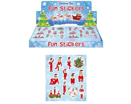 12PC ELFIN AROUND STICKER SHEET 120S