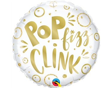 18in POP FIZZ CLINK FOIL BALLOON
