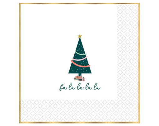 16PK 33cm TRADITIONAL CHRISTMAS L/NAPKINS