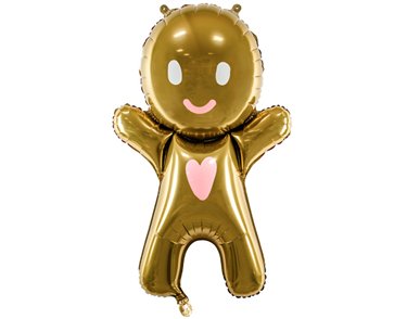 GINGERBREAD MAN FOIL BALLOON