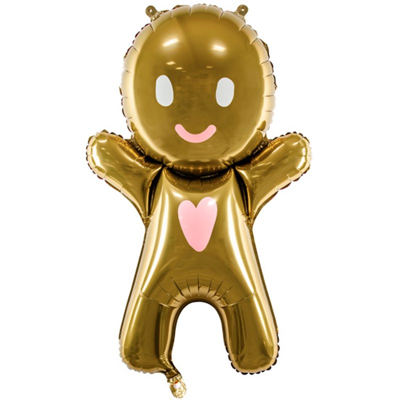GINGERBREAD MAN FOIL BALLOON
