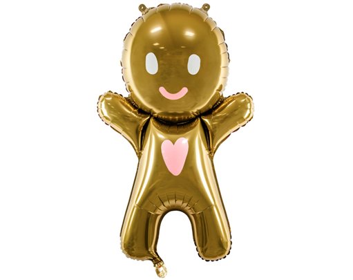 GINGERBREAD MAN FOIL BALLOON