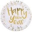 6PK 23cm HAPPY NEW YEAR PLATES