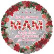 18in MAM REMEMBRANCE XMAS FOIL BALLOON