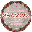 18in GRANDMA REMEMBRANCE XMAS FOIL BALLOON