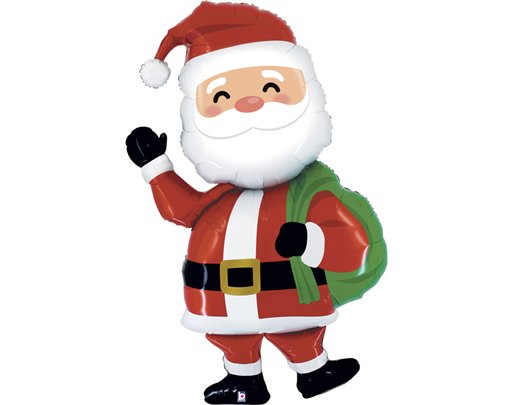74in SPECIAL DELIVERY SANTA FOIL BALLOON