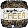 18in METALLIC NEW YEAR CHEER FOIL BALLOON