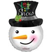 18in SNOWMAN FOIL SHAPE BALLOON