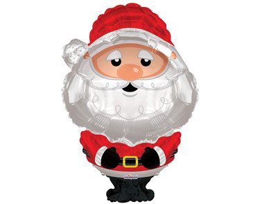 36in SANTA CHRISTMAS FOIL SHAPE BALLOON