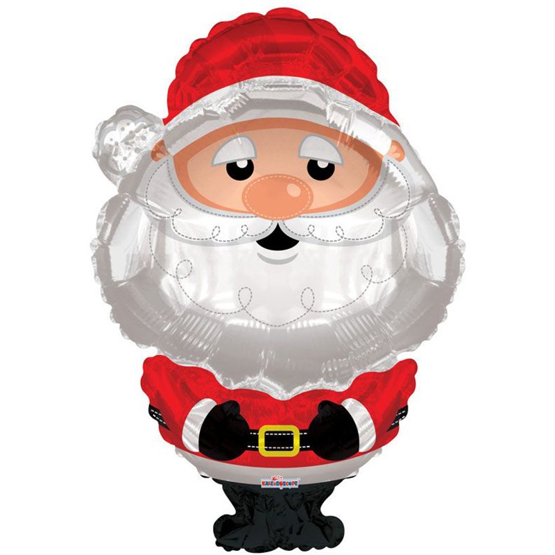 36in SANTA CHRISTMAS FOIL SHAPE BALLOON
