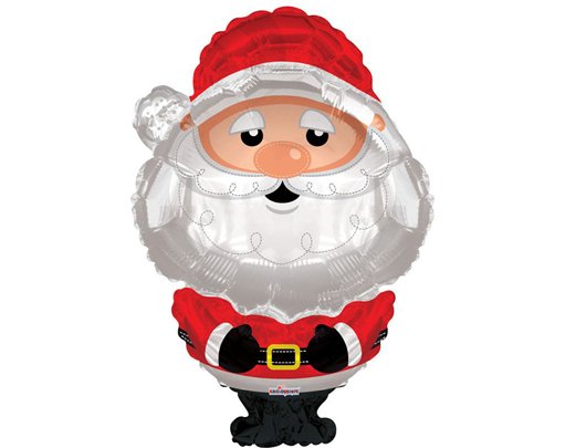 36in SANTA CHRISTMAS FOIL SHAPE BALLOON