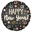 18in CONFETTI SATIN NEW YEAR FOIL BALLOON