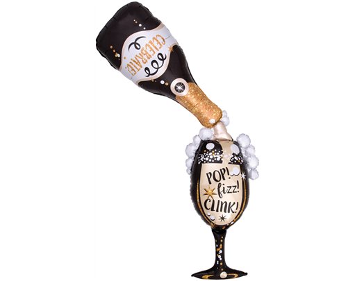 TIME FOR BUBBLY MULTI BALLOON