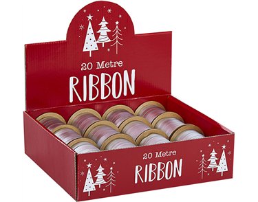 20M METALLIC MATTE SILVER RIBBON 12S