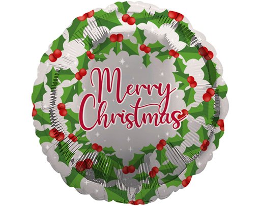 18in MERRY XMAS FOIL BALLOON