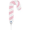 14in PINK CANDY CANE FOIL BALLOON 10S