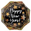 HAPPY NEW YEAR GOLD SPARKLE SUPERSHAPE FOIL BALLOON