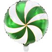35cm GREEN CANDY PRINT FOIL BALLOON
