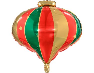 CHRISTMAS BAUBLE SHAPED FOIL BALLOON